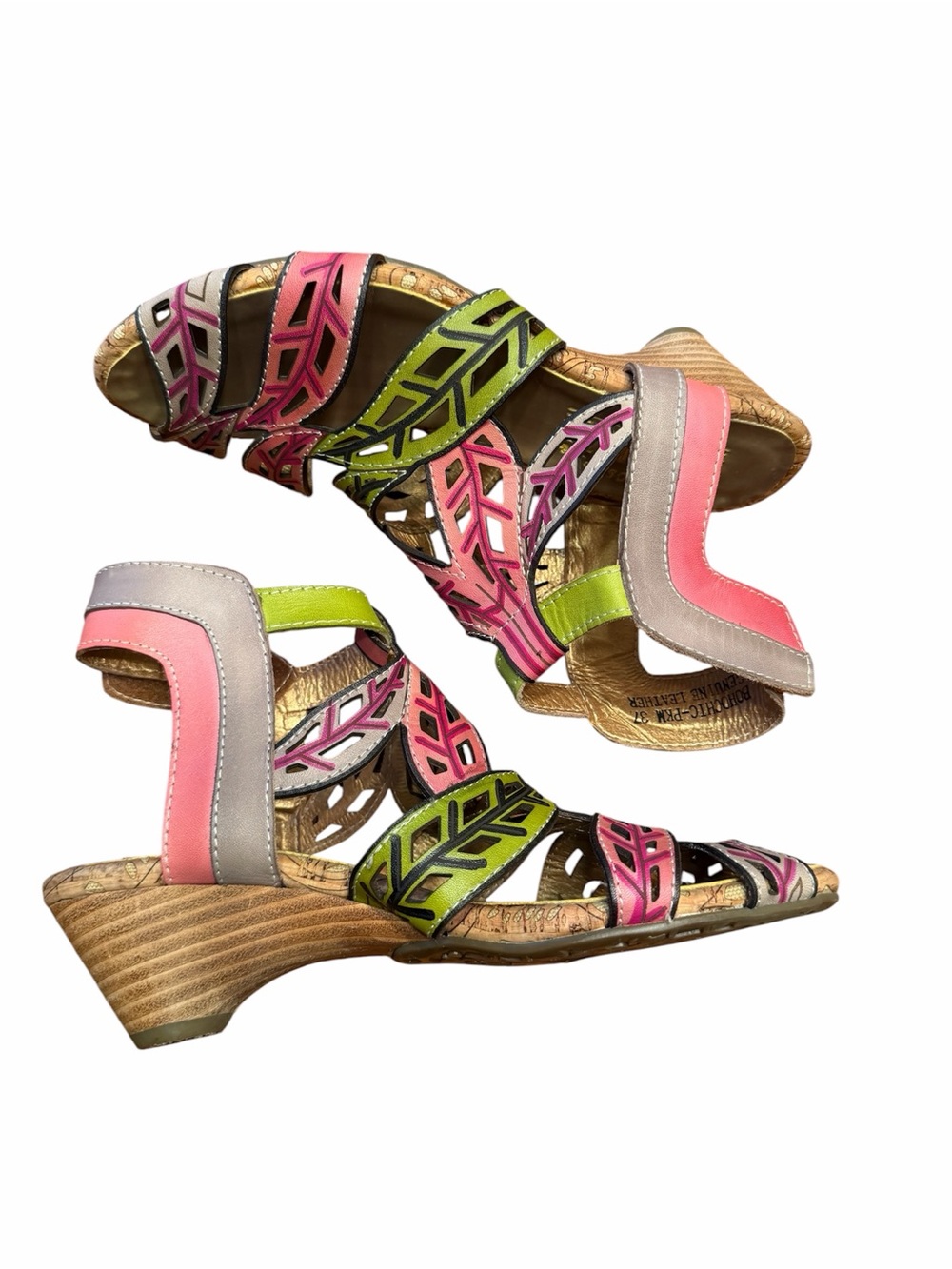 L'ATISTE Spring Step BohoChic Leather Sandals Size EU 37 - Picture 5 of 8